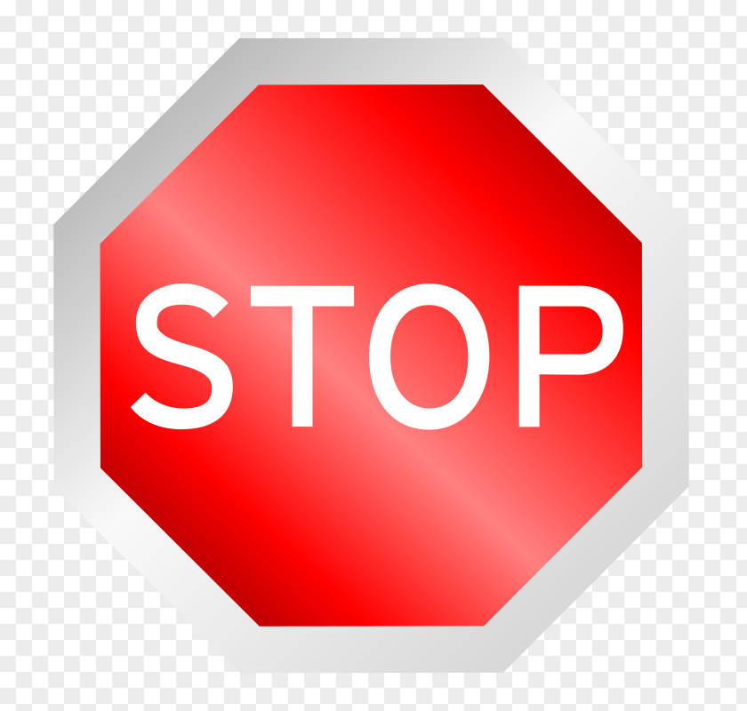 Stop Sign Safety Traffic PNG