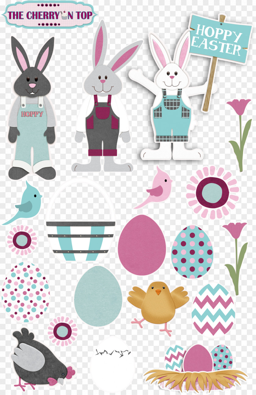 Animal Figure Animation Easter Egg Background PNG