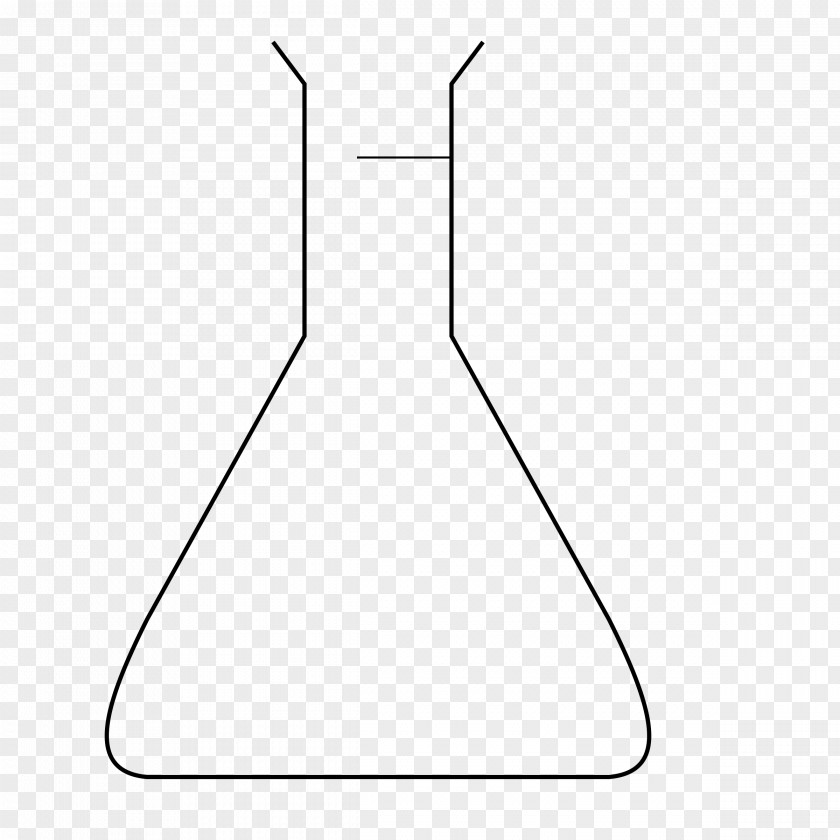 Beaker Angle Point White PNG