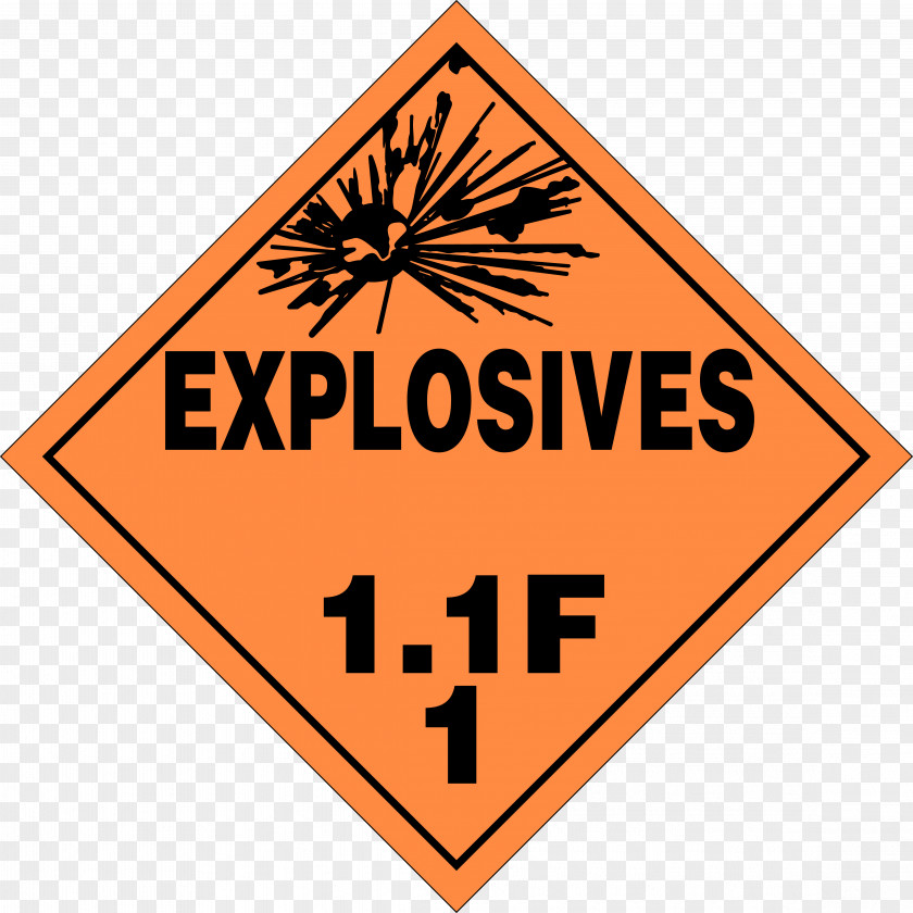 Hazmat Cliparts Explosive Material Placard Dangerous Goods Explosion Title 49 Of The Code Federal Regulations PNG