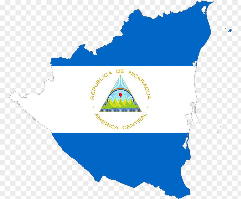 Its Clipart Flag Of Nicaragua Blank Map PNG