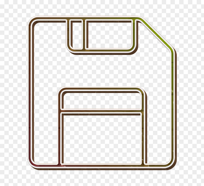 Parallel Rectangle Save Icon PNG