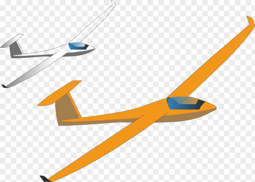 Airplane Glider Aircraft Aviation Clip Art PNG