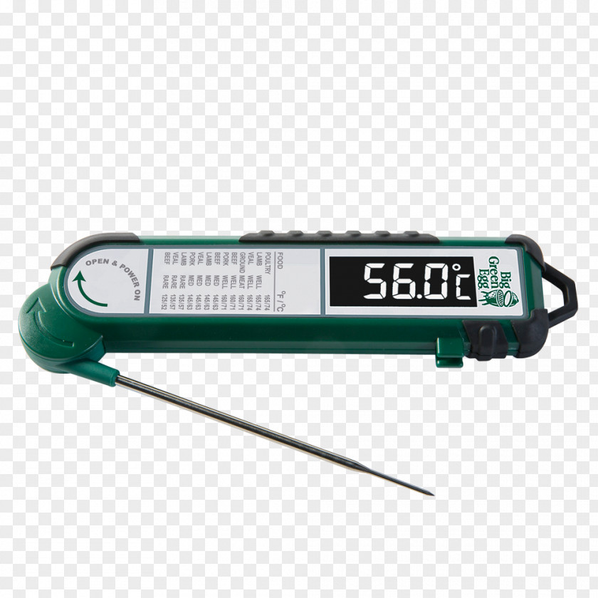 Barbecue Big Green Egg Instant Read Digital Thermometer Standard Minimax PNG
