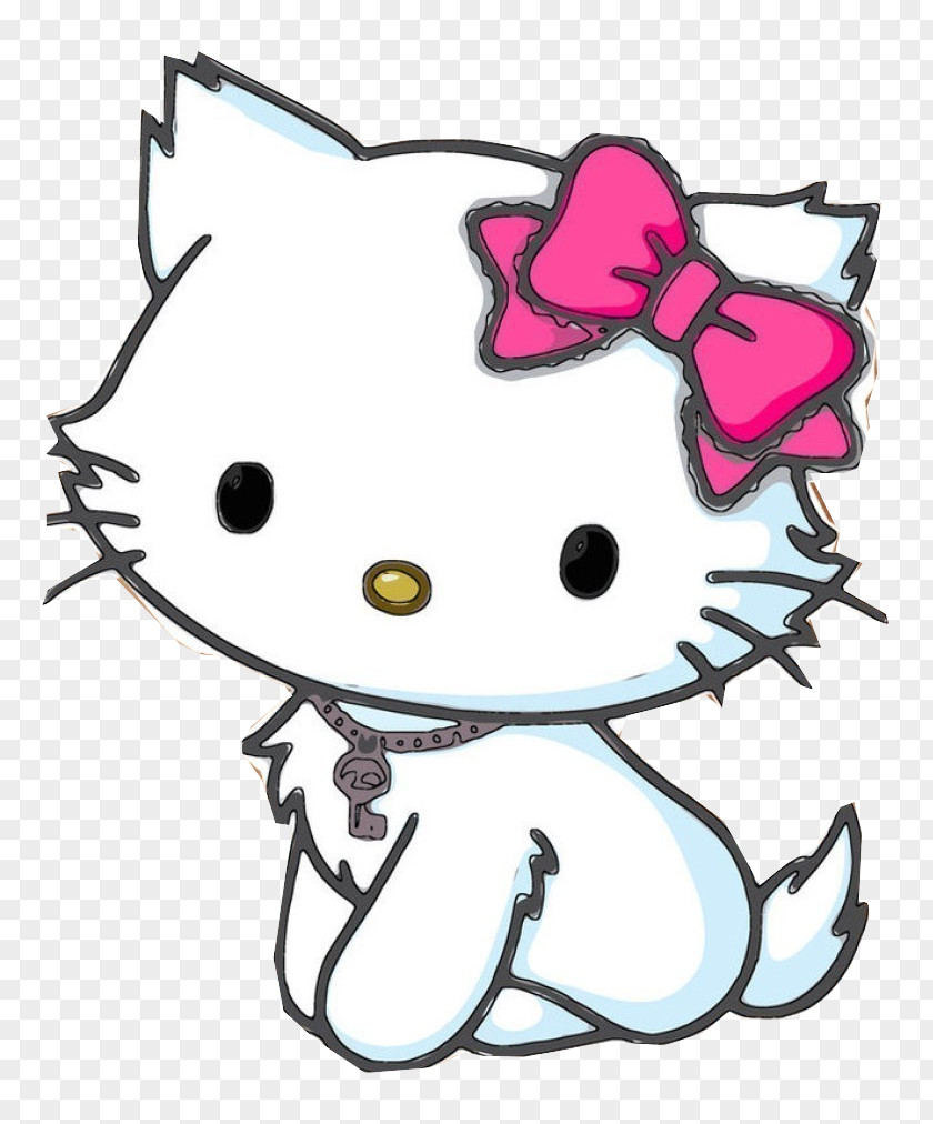 Cat Hello Kitty Kitten Drawing Character PNG