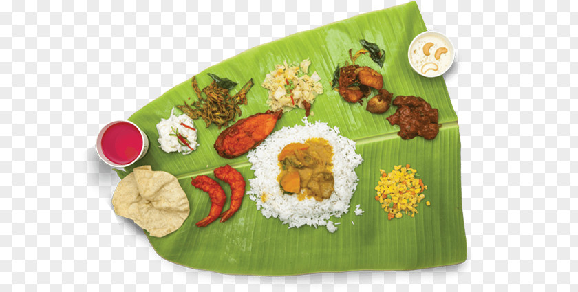 Sadhya Platter Recipe Dish Garnish PNG