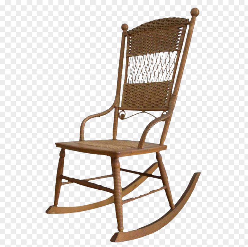 Table Rocking Chairs Wicker Swivel Chair PNG