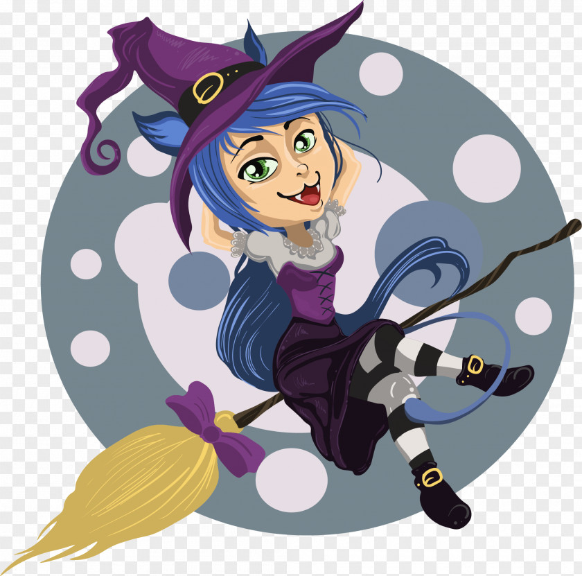 Witch Vector T-shirt Halloween Costume Party PNG
