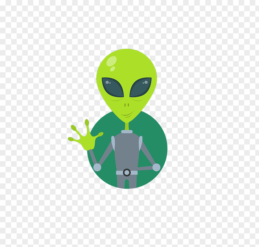 Alien Illustration PNG