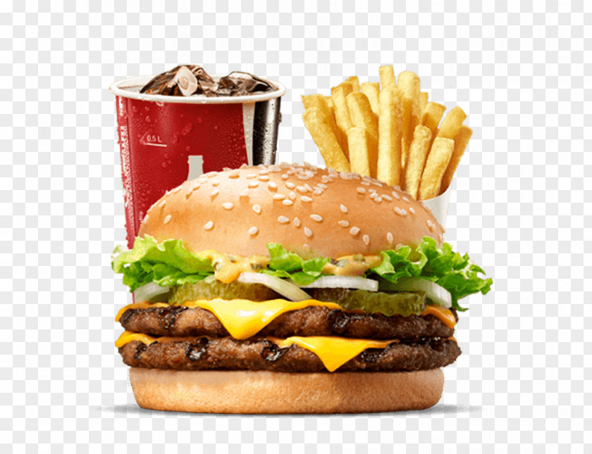 Burger King Hamburger Big Cheeseburger Whopper Fast Food PNG
