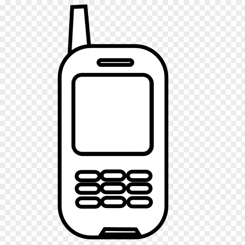 Cell Cliparts Telephone Black And White Clip Art PNG