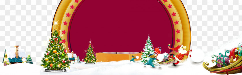 Creative Christmas Tree Santa Claus Decoration Advent Wreath PNG