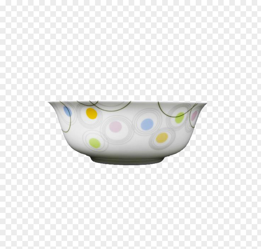 Jingdezhen Ceramic Circle Empty Bowl Porcelain PNG