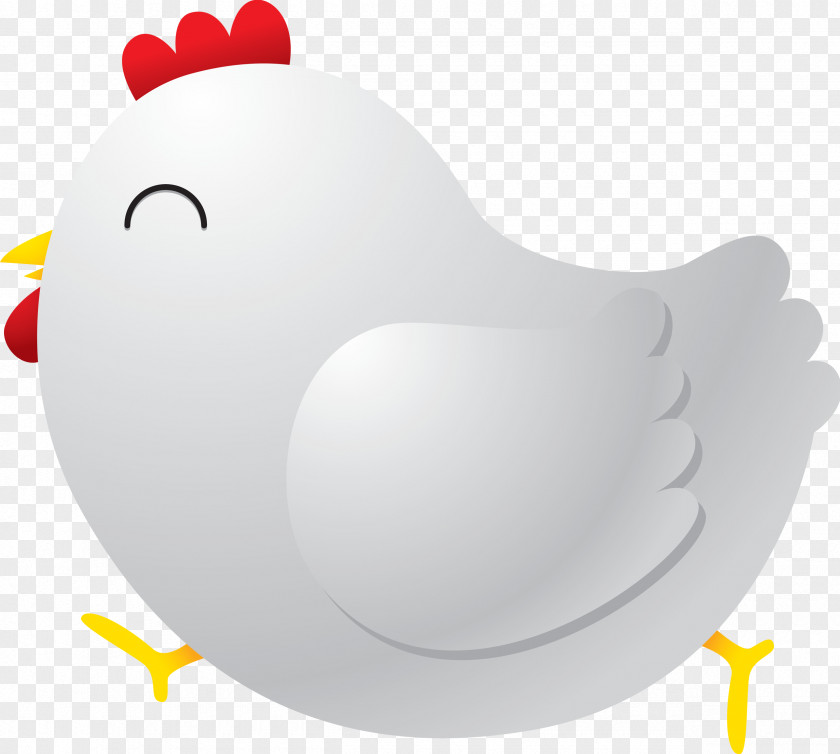 Lovely Hen Chicken Cartoon PNG