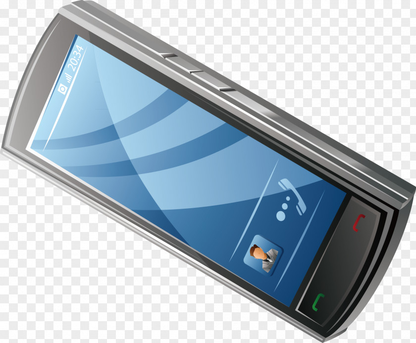 Mobile Phone Decoration Design Vector Feature Smartphone Multimedia Cellular Network PNG