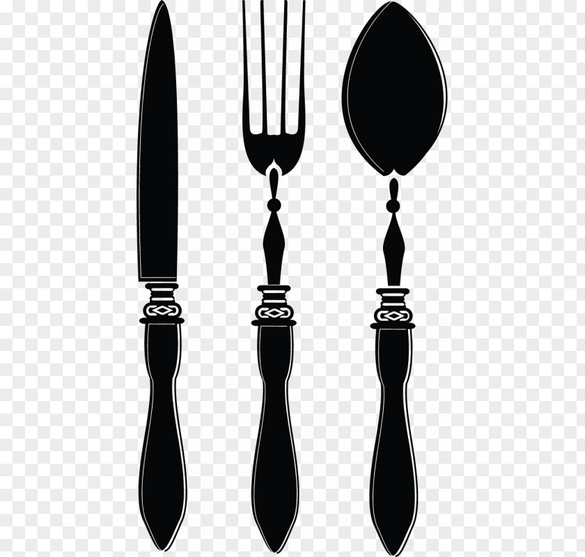 Thick Clipart Couvert De Table Cutlery Wall Decal Room PNG