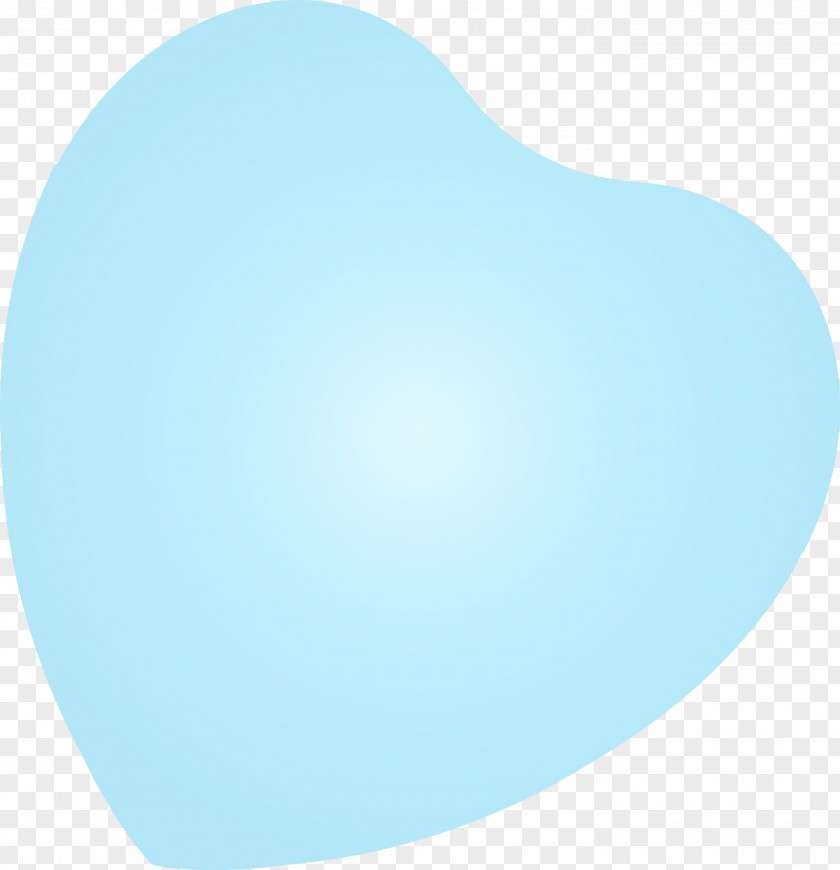 Aqua Turquoise Teal Heart PNG