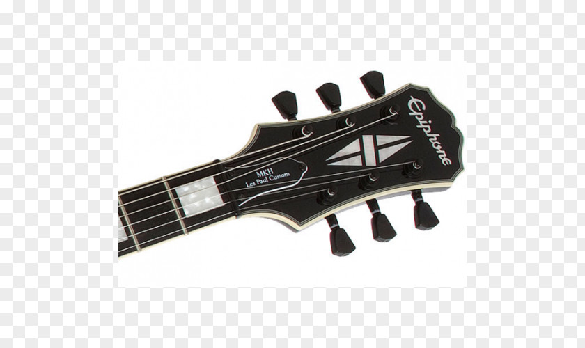 Guitar Gibson Les Paul Custom Epiphone 100 Seven-string PNG