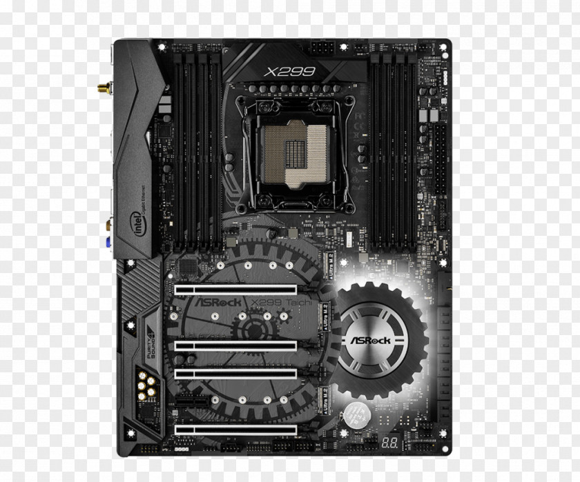 Intel LGA 2066 X299 ATX Motherboard PNG