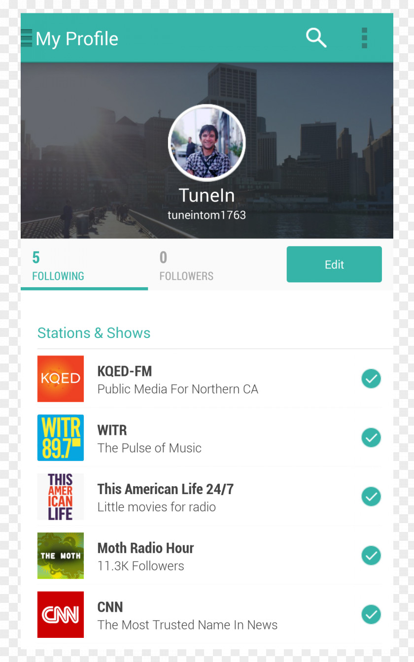 Radio TuneIn Internet Station Broadcasting PNG