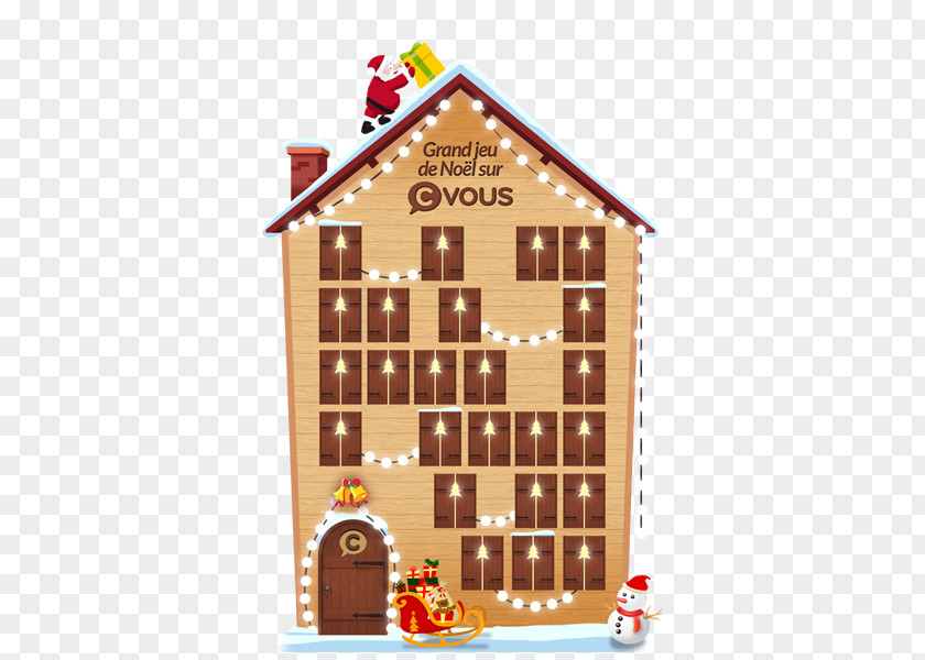 Christmas Gingerbread House Ornament PNG
