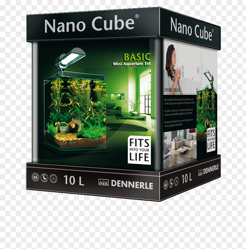 Cube Aquariums Nano Aquarium Liter PNG