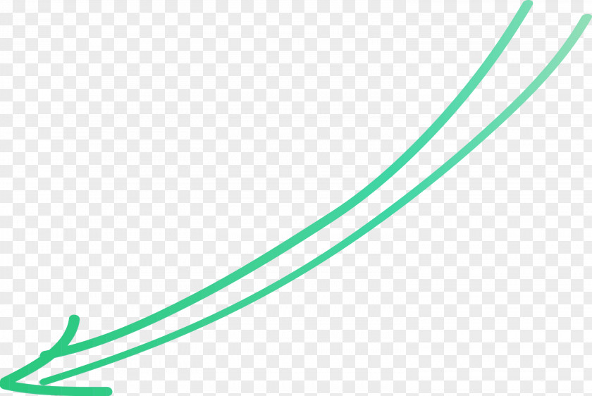 Green Line Turquoise PNG