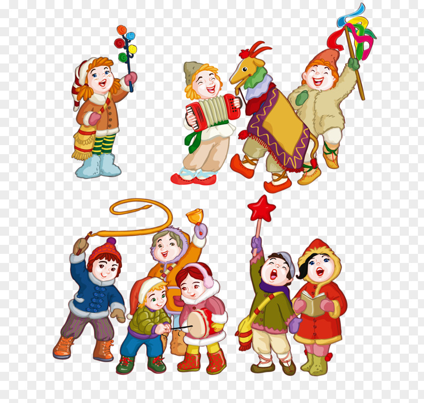 Child Christmas Ornament PNG
