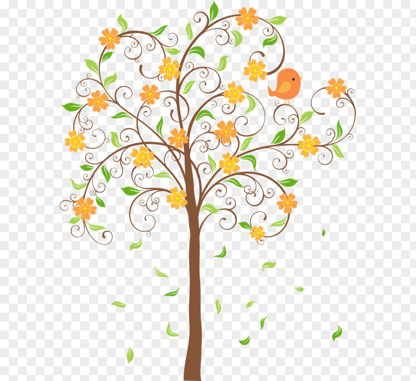 Family Tree Reunion Image Floral Design Clip Art PNG