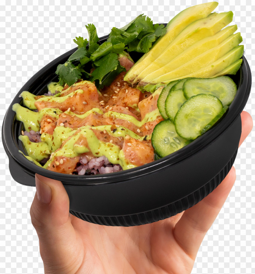 POKE BOWL Vegetarian Cuisine Bao Beach Asian Food Side Dish PNG