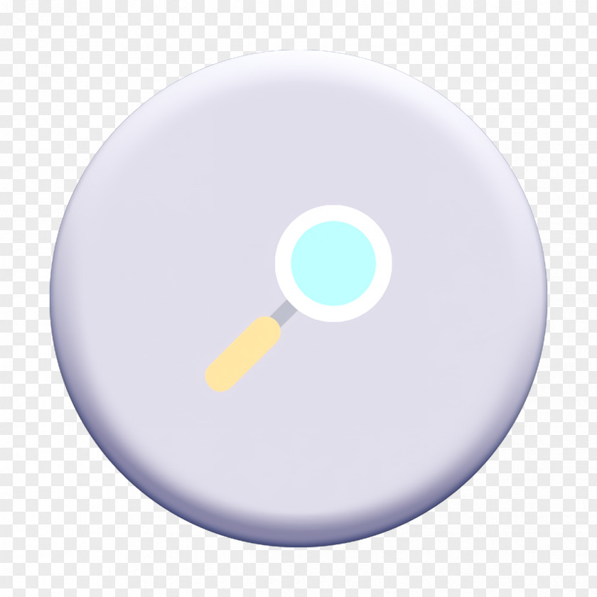 Ceiling Plate Explore Icon Glass Magnifier PNG