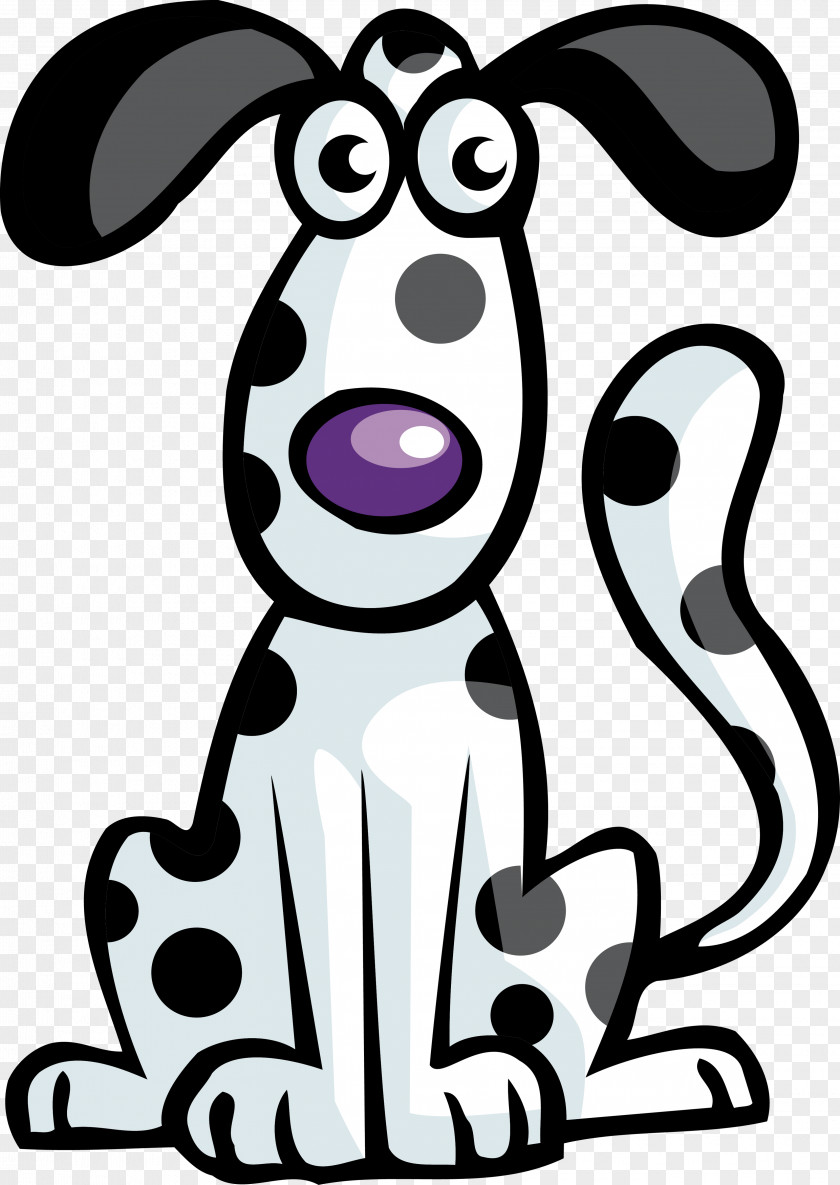 Dalmatian Dog Sticker Clip Art PNG