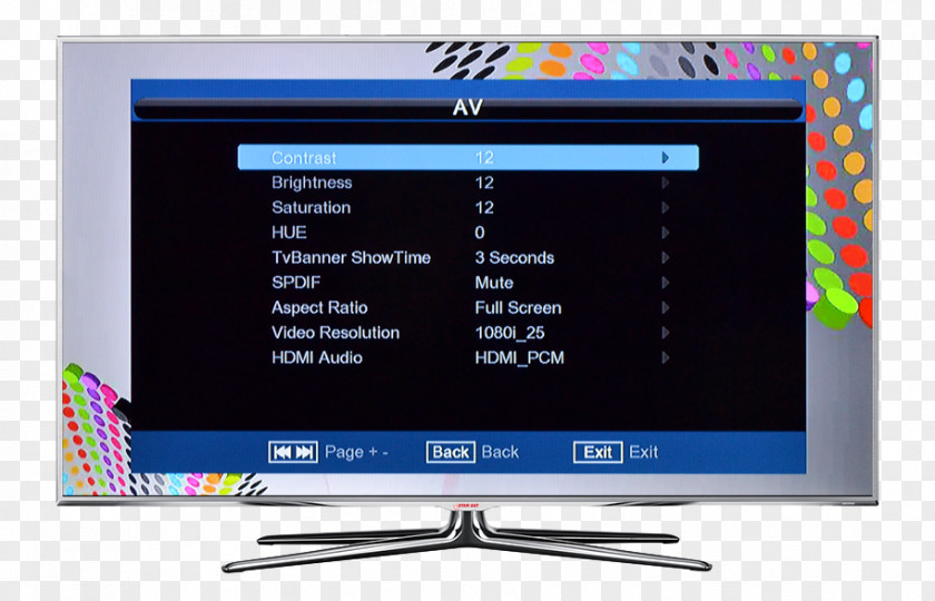 LCD Television Computer Monitors Set High-definition PNG