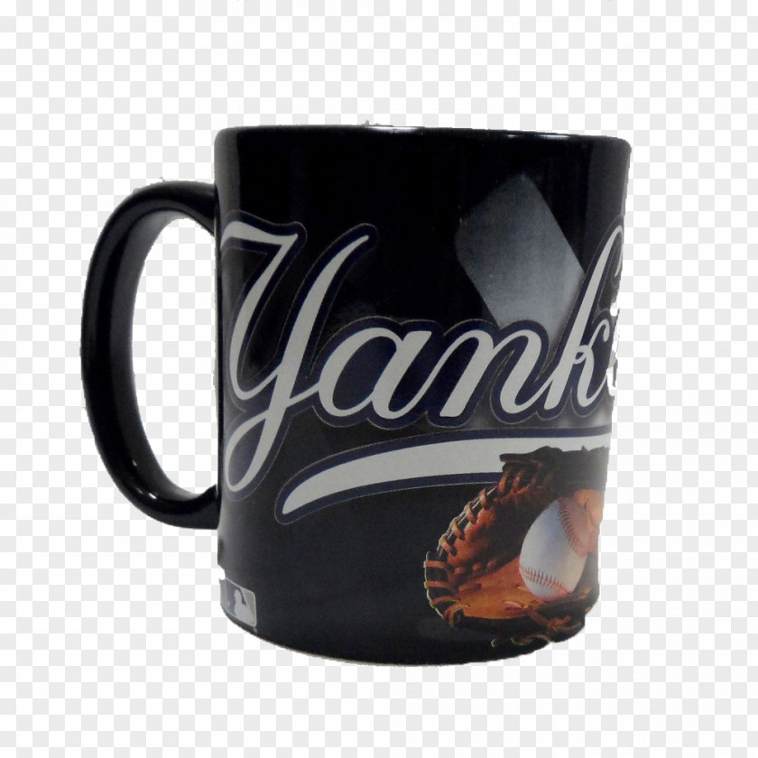 Yankees Baseball Bat Graphics Coffee Cup 3X5 Flag New York Black & Chrome Mug Design M Group PNG