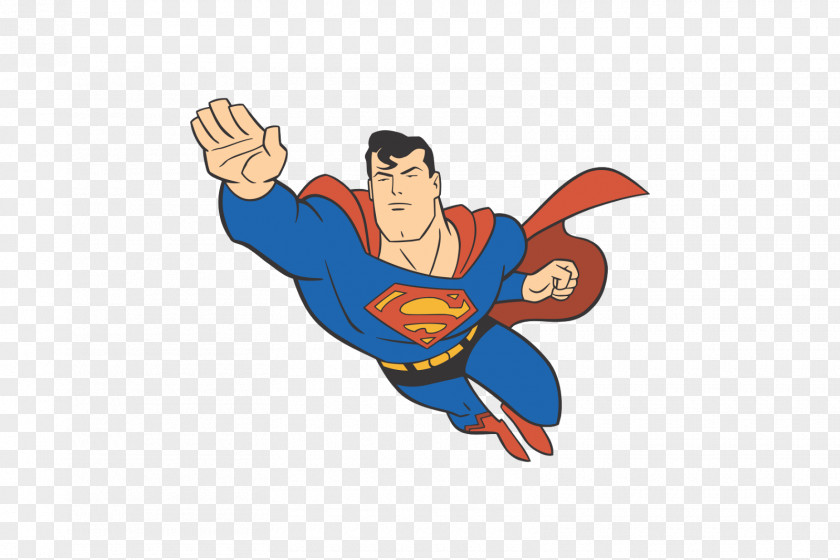 Cartoon Logo Superman Superhero PNG