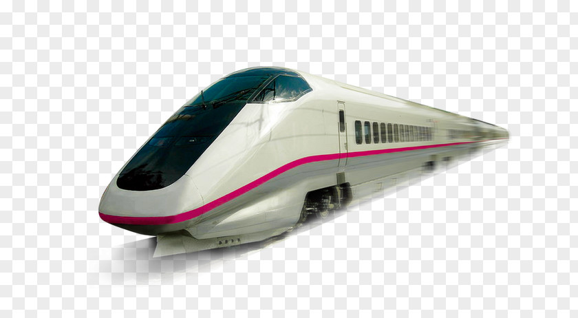Creative EMU Train TGV Maglev High-speed Rail Electric Multiple Unit PNG