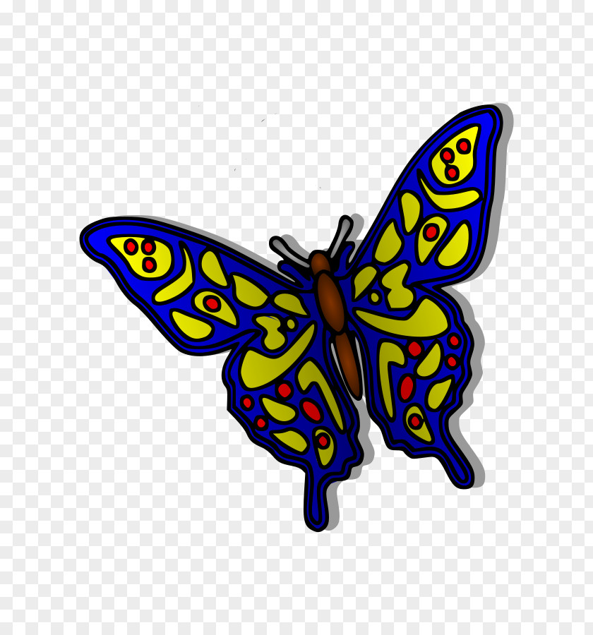 Graphic Butterfly Cartoon Clip Art PNG