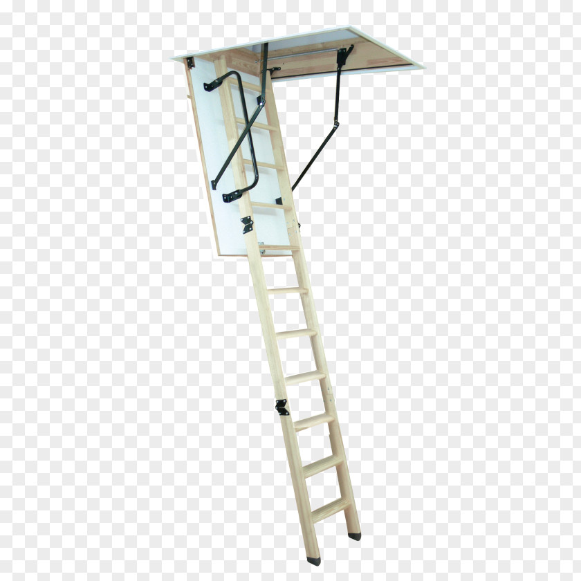 Ladder Attic Altrex Stairs Wood PNG
