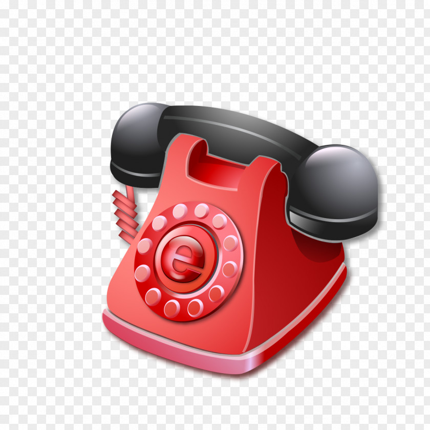 Retro Phone Model Telephone PNG