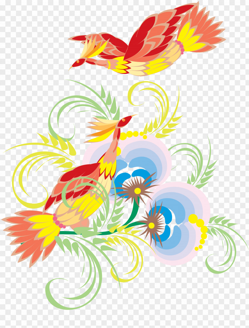 Bird Firebird Clip Art PNG