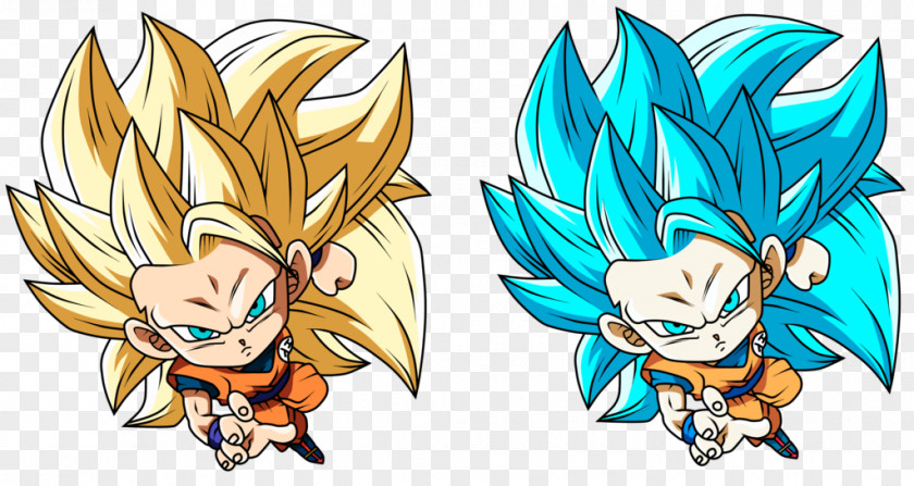 Blue Toon Goku Gohan Vegeta Super Saiya Dragon Ball PNG