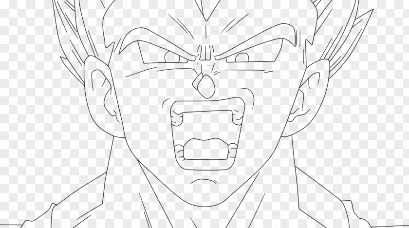 Dragon Ball Drawing With Color Nose Line Art Symmetry Sketch PNG