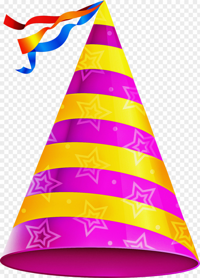 Party Supply Cone Birthday Hat Cartoon PNG