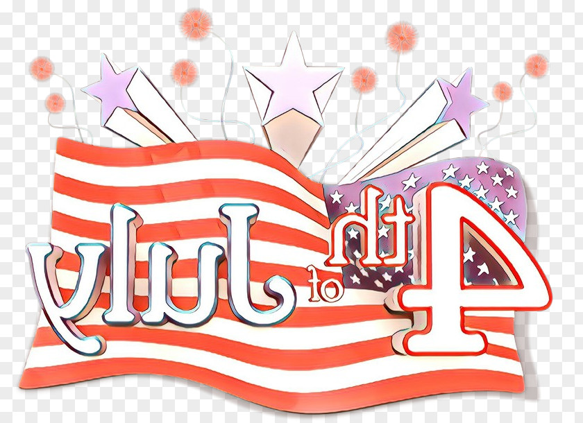 Text Logo Fourth Of July Background PNG