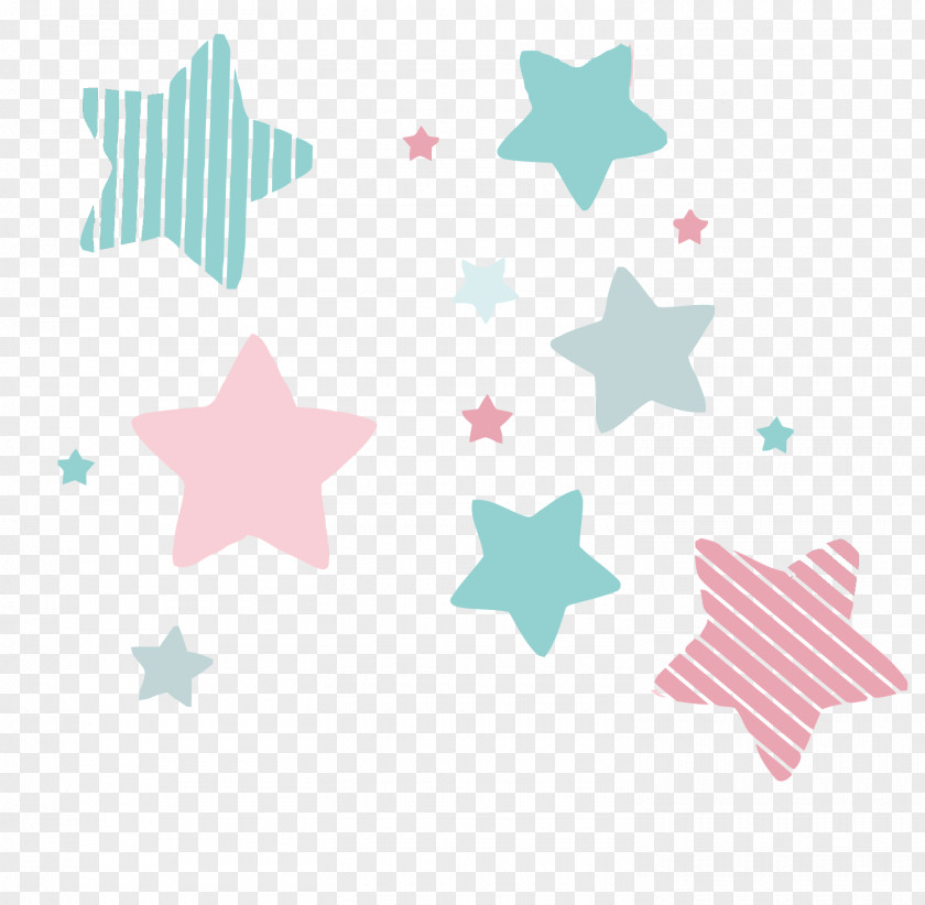 Vector Cartoon Little Star PNG