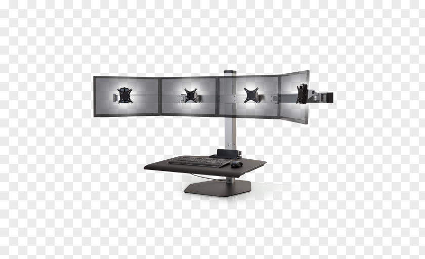 Albumequivalent Unit Sit-stand Desk Standing Monitor Mount Computer Monitors Flat Display Mounting Interface PNG
