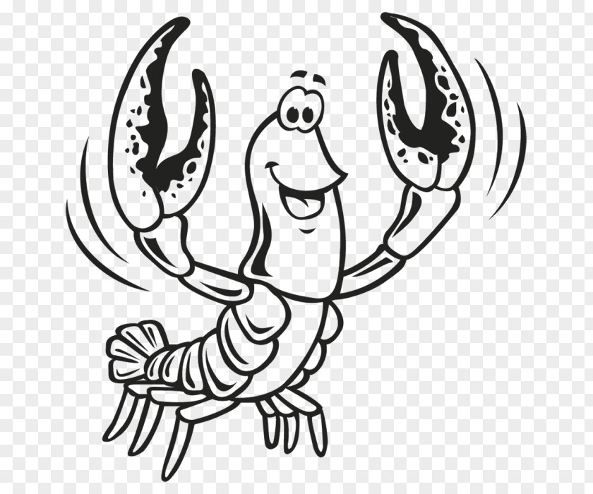 Negatif Homarus Black And White Drawing Visual Arts Clip Art PNG