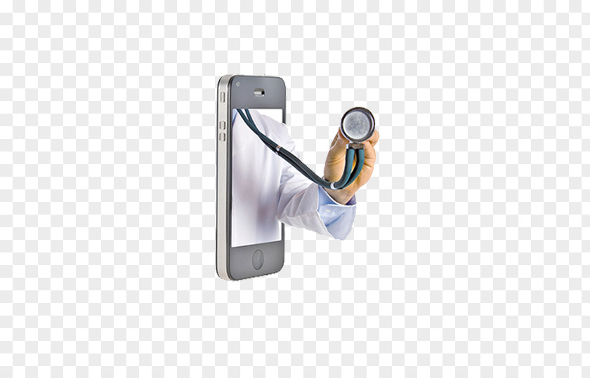 Smart Phone Physician Doctors Office Health Care Telemedicine PNG