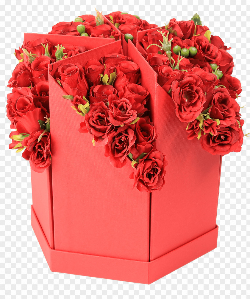 Flower Box Cut Flowers Floristry Bouquet Garden Roses PNG