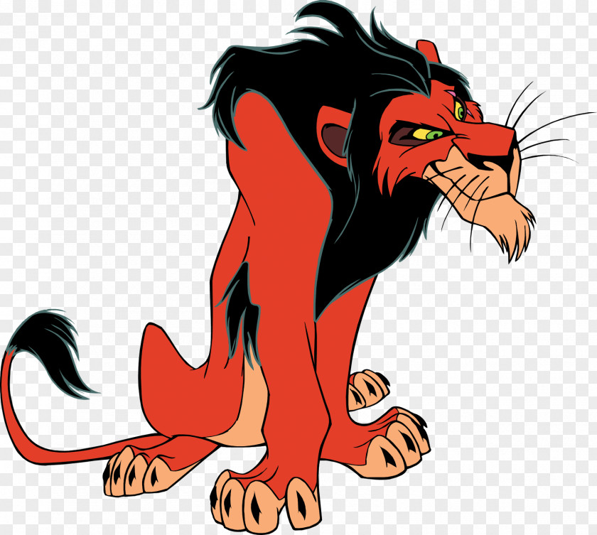 Lion King Scar Cattivi Disney The Walt Company Animation Clip Art PNG